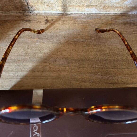 Yesglasses Chaplin Tortoise Shell Sunglasses 45 -27 145 - Picture 3 of 8